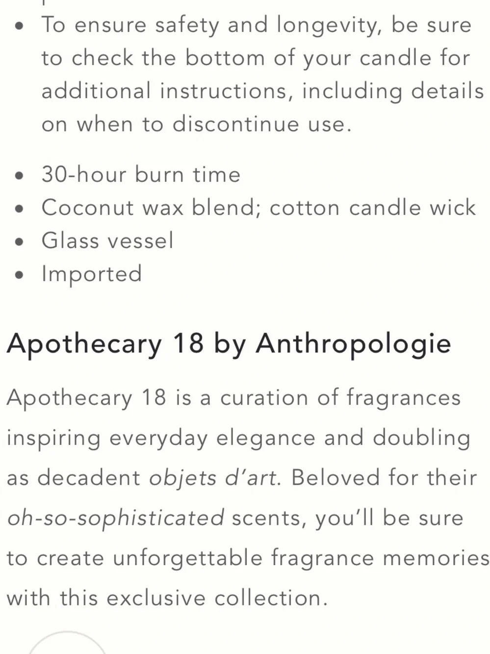 ANTHROPOLGIE NWT Apothecary 18 Spice Orchard Woods Boxed Glass Candle